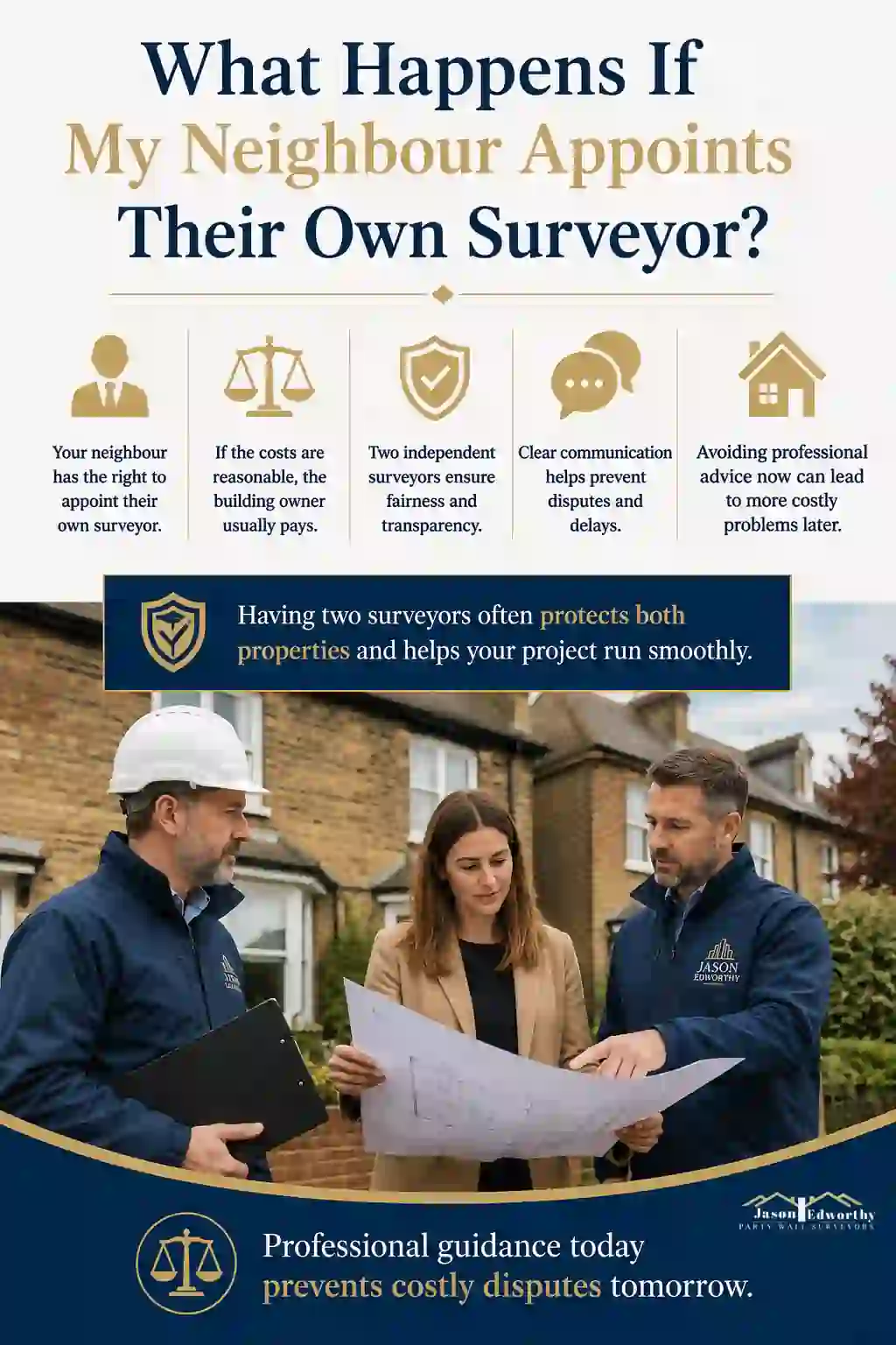 What Happens If My Neighbour Appoints Their Own Surveyor Saffron Walden?