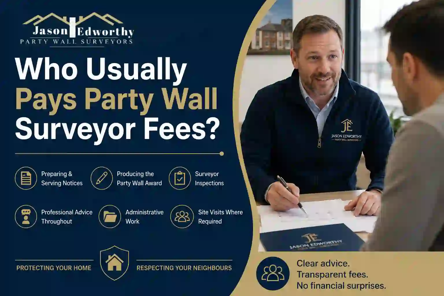 Who Usually Pays Party Wall Surveyor Fees Saffron Walden?